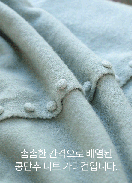 슈리 콩단추 니트 가디건