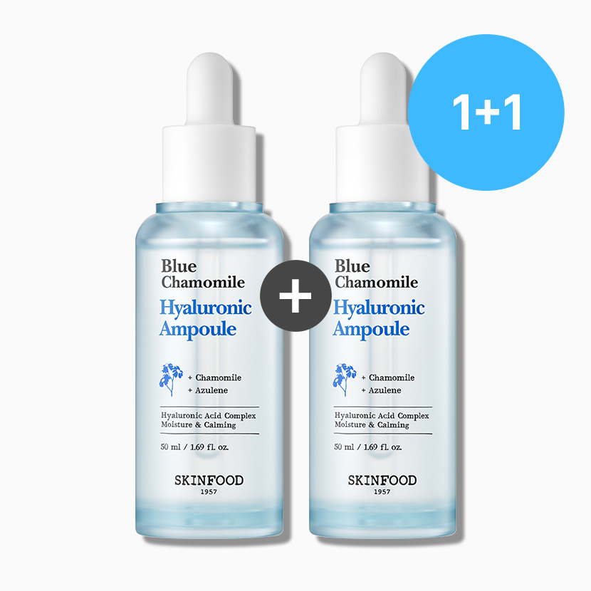 [1+1] 블루 캐모마일 히알루로닉 앰플 50ml 2개