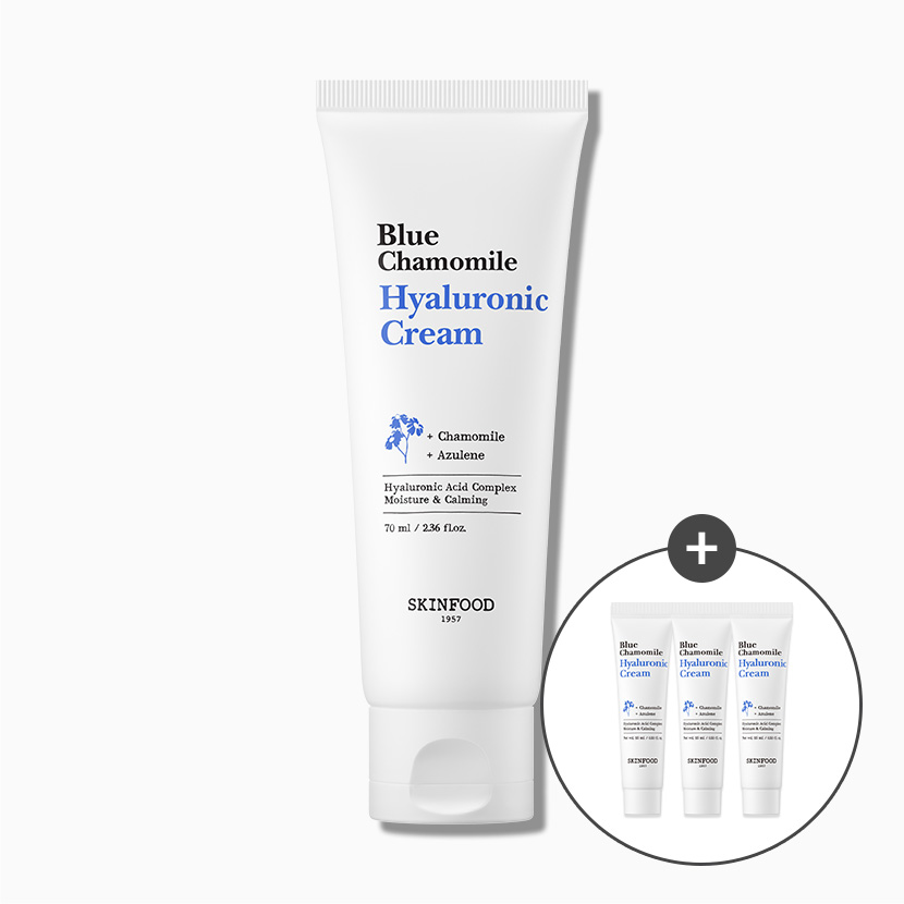 [115ml 대용량] 블루 캐모마일 히알루로닉 크림 (70ml+45ml 증정)