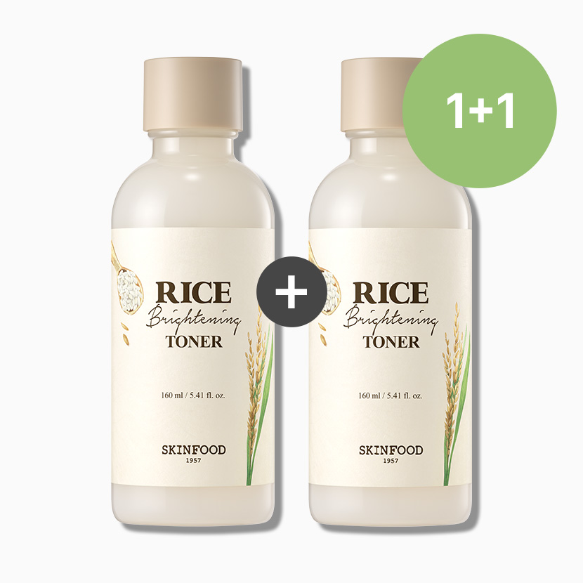 [1+1] 라이스 브라이트닝 토너 160ml 2개