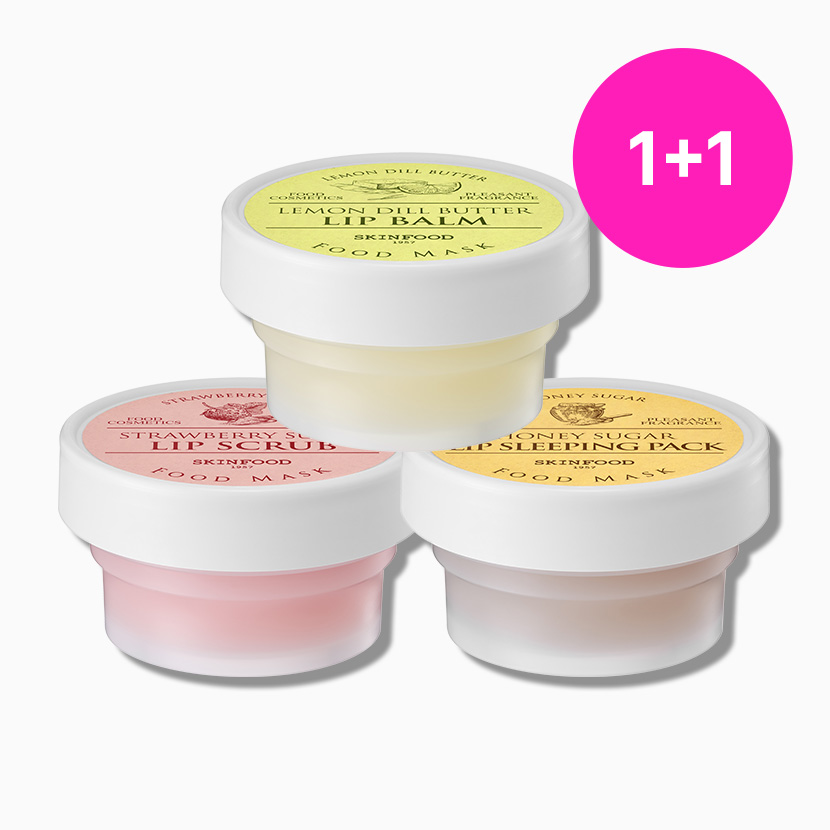 [1+1] 립 푸드마스크 3종 2개 골라담기 