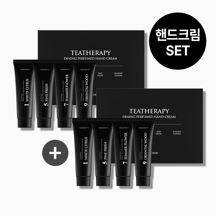 [핸드크림1+1] 티테라피 핸드 크림 세트 (30ml*4ea) 2개
