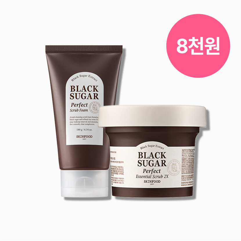 [개당 8천원] 블랙슈가 마스크 워시오프 + 스크럽폼 SET