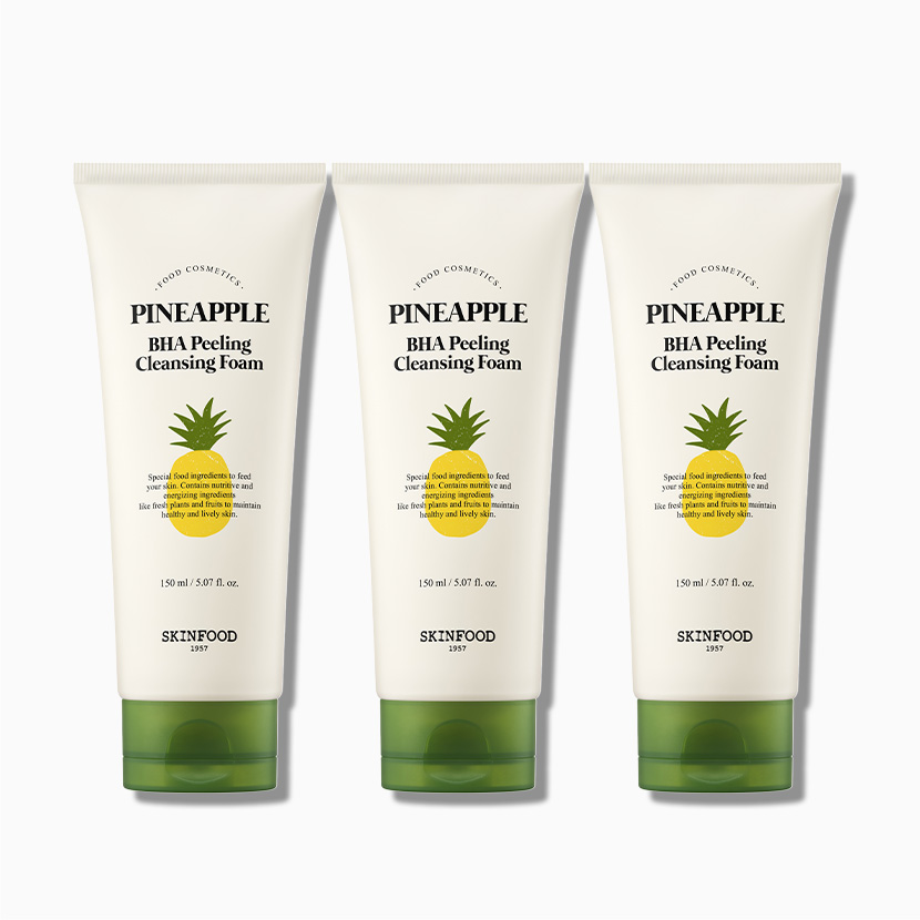 [2+1/3개] 파인애플 바하 필링 클렌징 폼 (개당150ml/총 450ml)