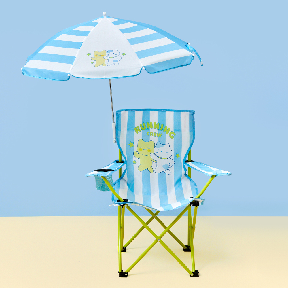 BT ON) Butter Family Kids Parasol BLUE