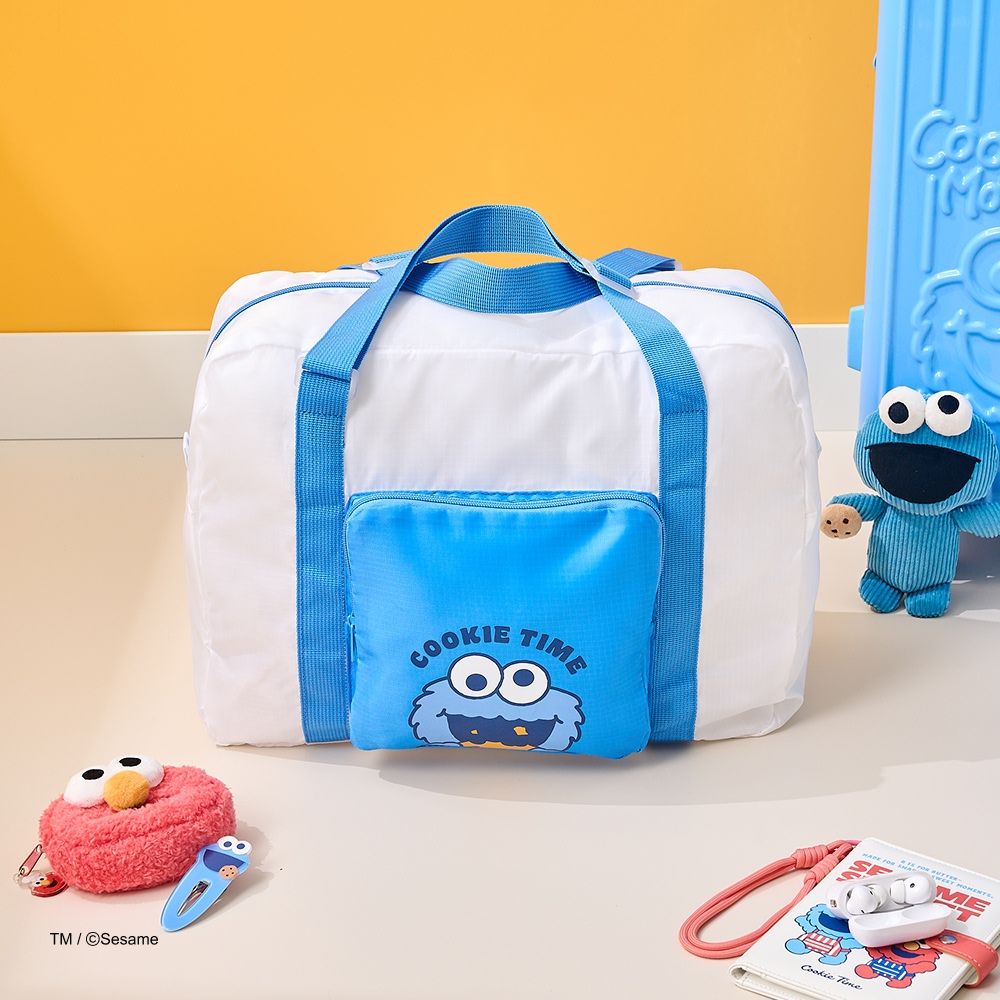 BT SST Cookie Monster Foldable Boston Bag