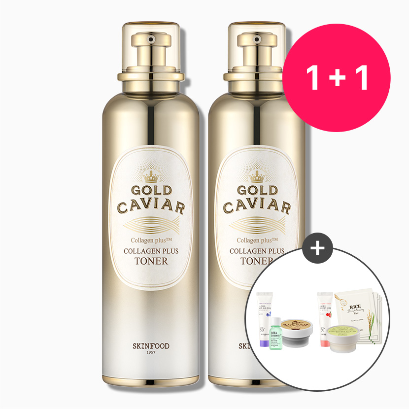 [1+1] 골드 캐비어 콜라겐 플러스 토너 2개 (증정 선택)