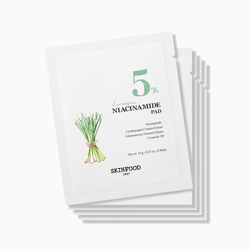 레몬그라스 나이아신아마이드 5% 패드 세트 (2매입x5매/휴대용)