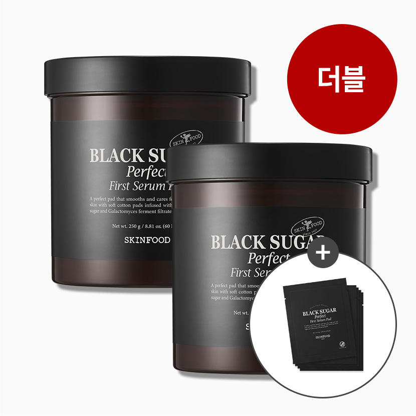블랙슈가 매끈새결 첫세럼 패드 2개 (여행용 세트 증정)